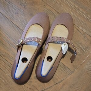 Rothy's The Ballet Mary Jane In Hazel [Rose]